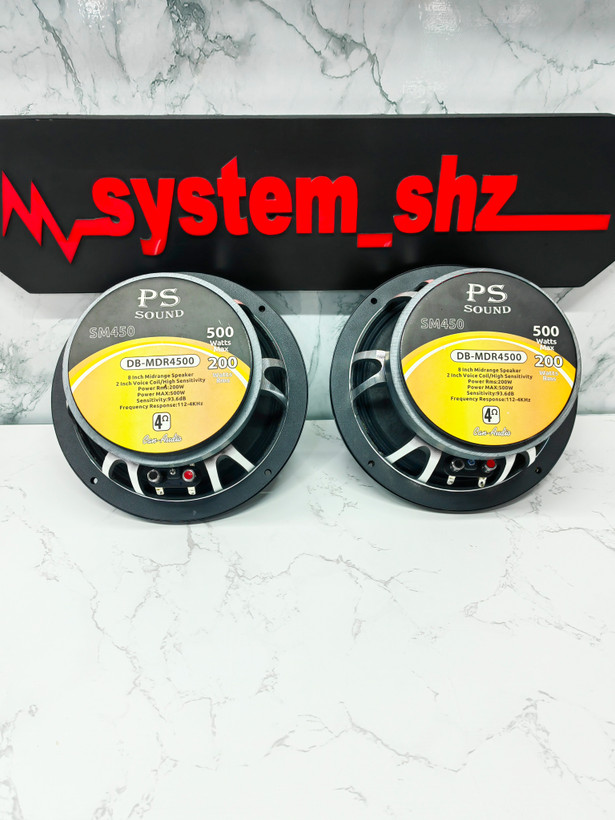 میدرنج پی اس ساند مدل db-mdr4500 سایز 8 اینچ دو عددی